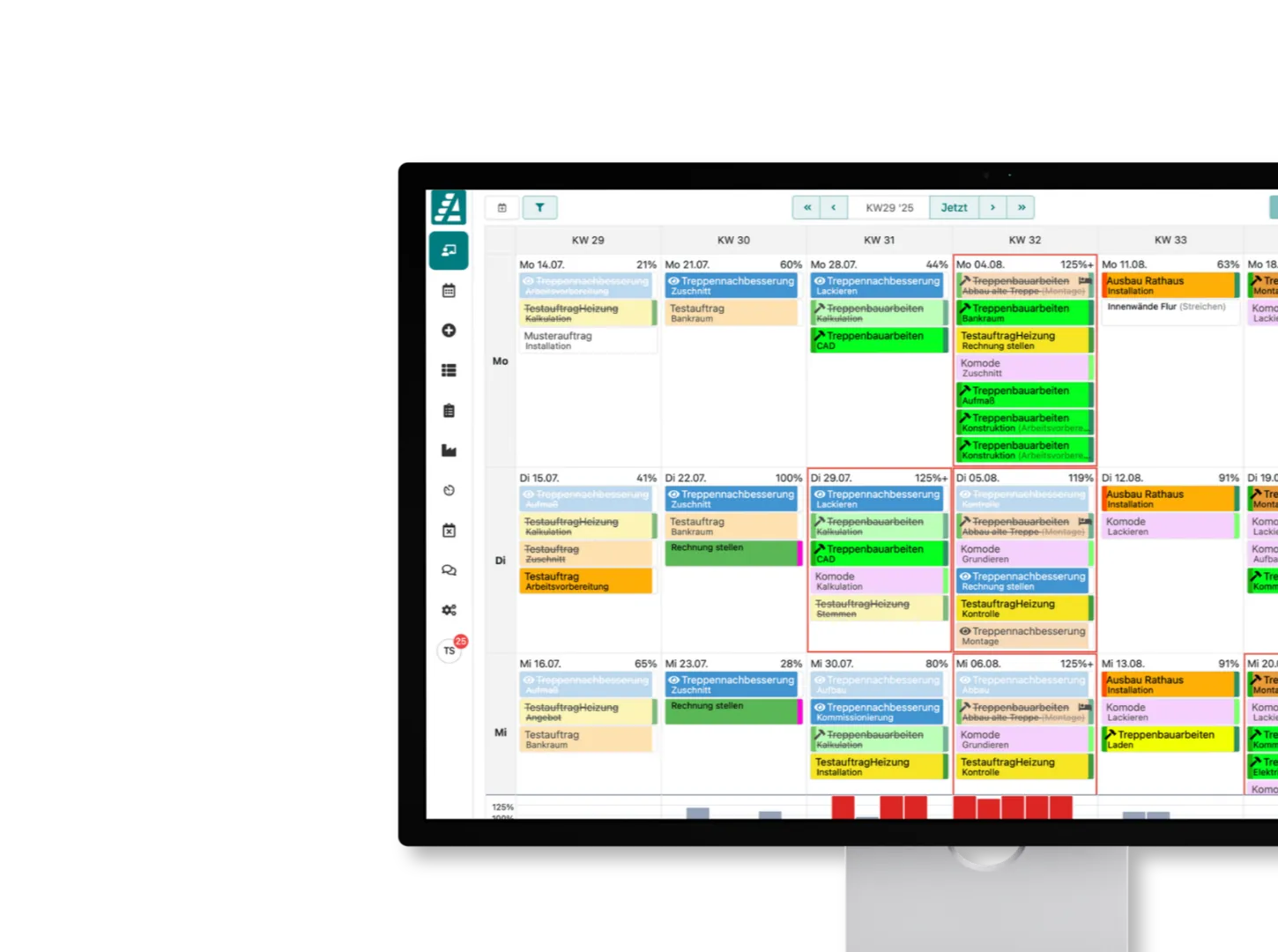 Digitale Plantafel in Artesa